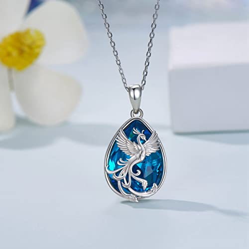 Phoenix Necklace for Women 925 Sterling Silver Crystals Gifts for Women Mom
Phoenix Pendant Necklace 925 Sterling Silver