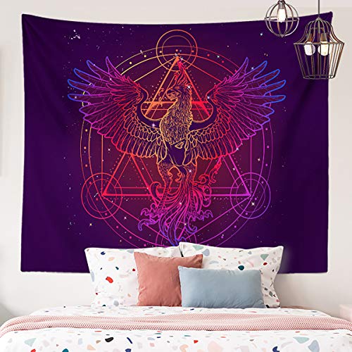 Phoenix Tapestry Magic Array Alchemy Constellation Decor for Bedroom Living Room(80x60 Inch)  
Phoenix Tapestry Magic Ar