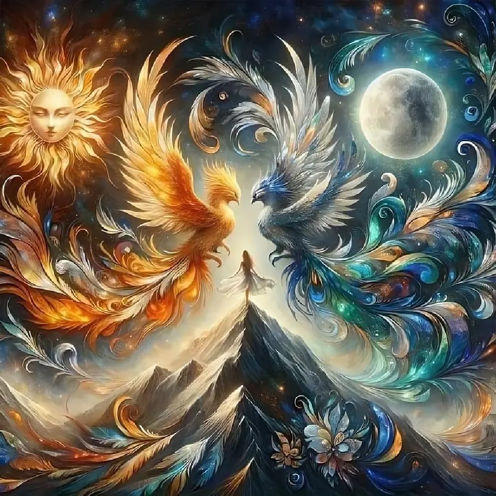 BOHADIY Phoenix Diamond Painting Kit for Adults: 5D Moon Art for Home Decor
BOHADIY Phoenix Diamond Painting Kit for Beg